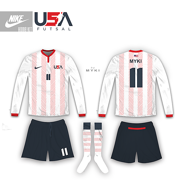 Usa Futsal Home Kit