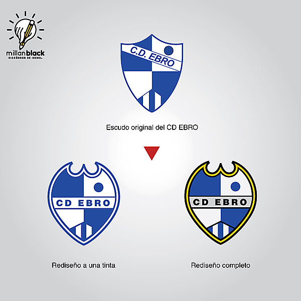 CD Ebro - badge redesign