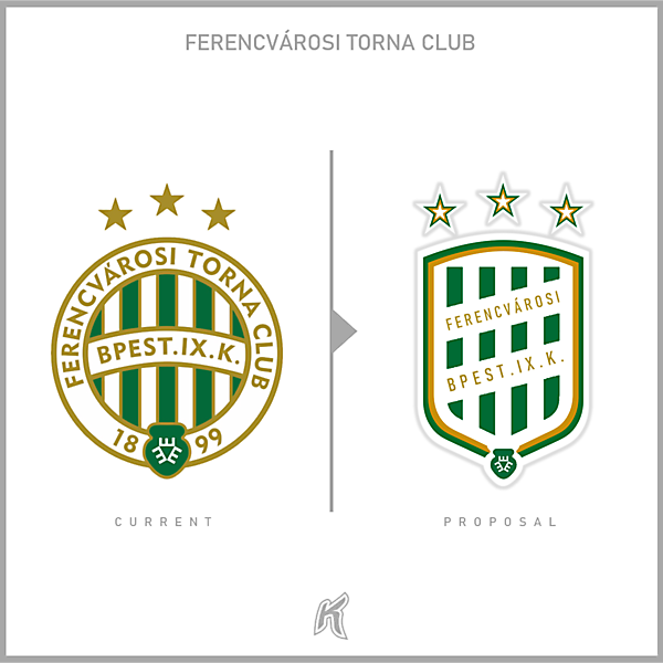 Ferencvaros TC Logo Redesign