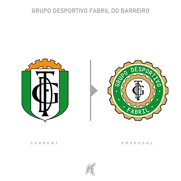 GD Fabril Logo Redesign