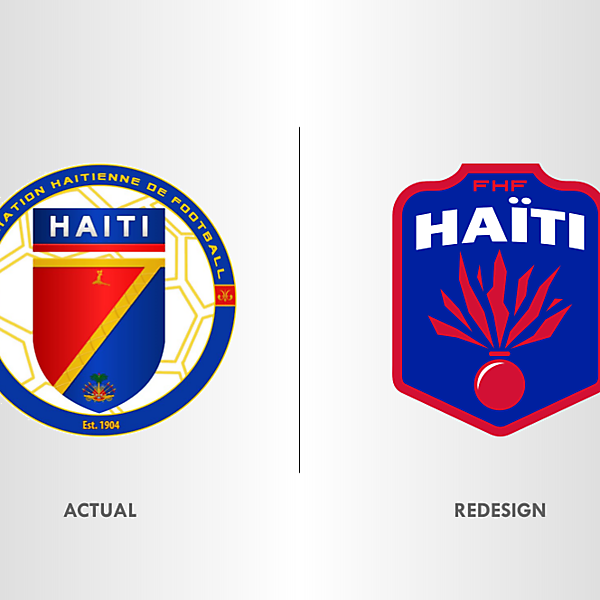 Haiti Football Team Crest Redesign