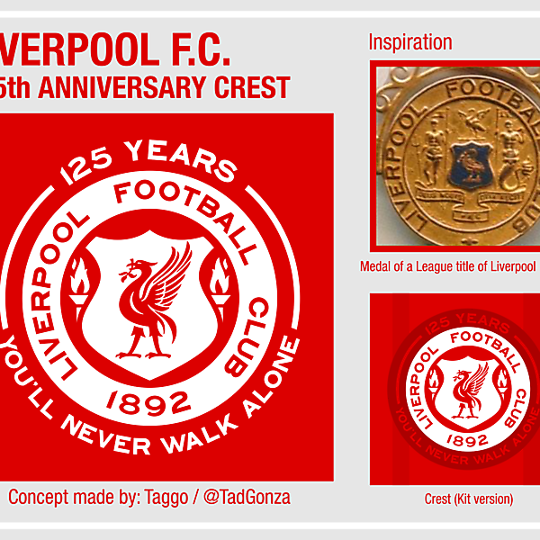 Liverpool F.C. 125th Crest concept