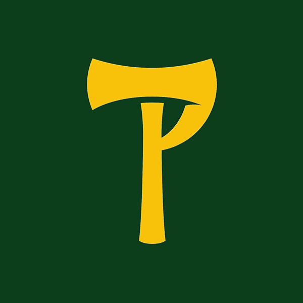 Portland Timbers alternative logo, update on the current logo.