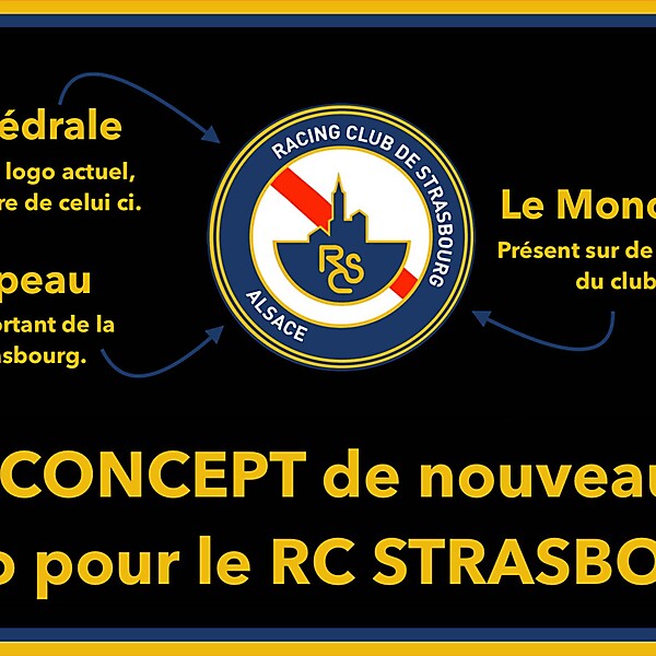 RC Strasbourg Rebranding logo