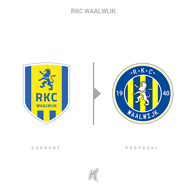 RKC Waalwijk Logo Redesign