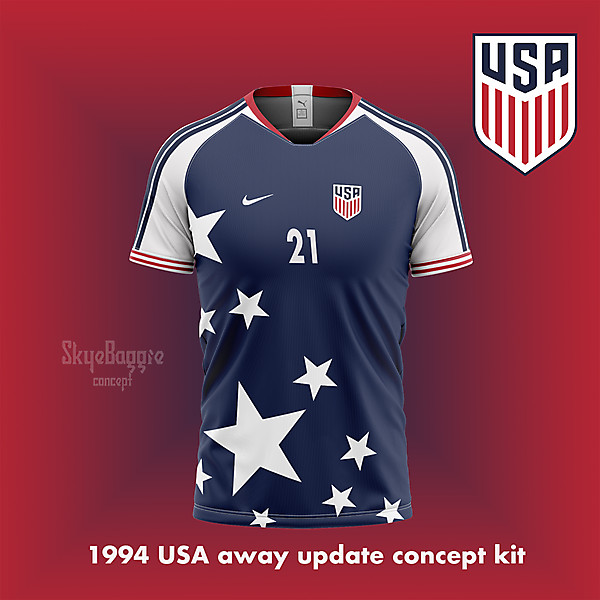 1994 USA away  update, concept kit