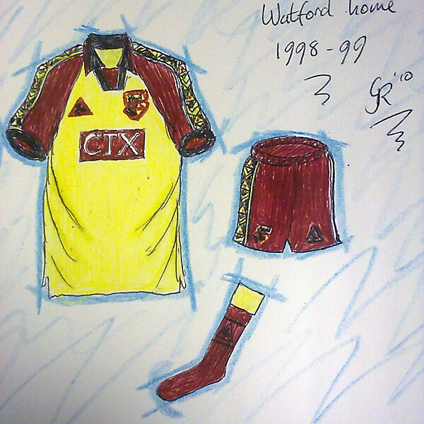 Watford home kits recent history