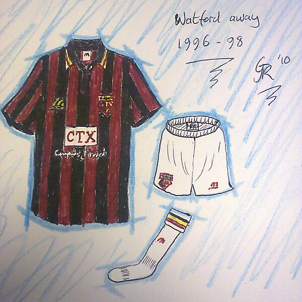 Watford home kits recent history