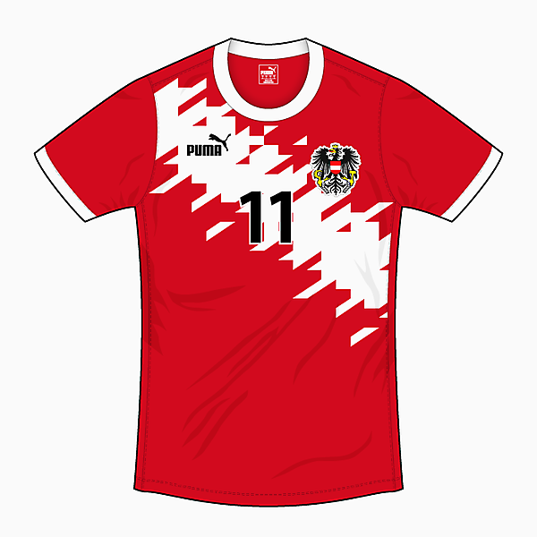 90s Inspired Austria Home Kit - Puma