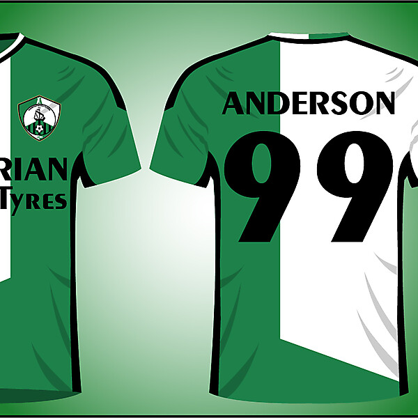 Aberystwythtown FC Fantasy Kit and Logo Design