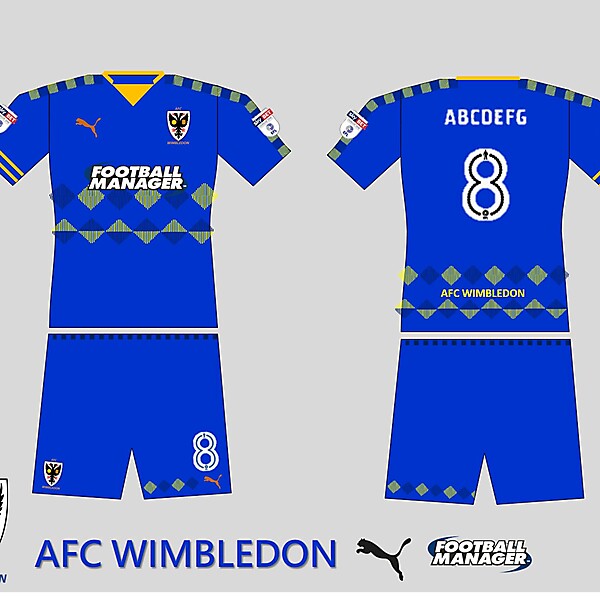 AFC Wimbledon Home kit 2018