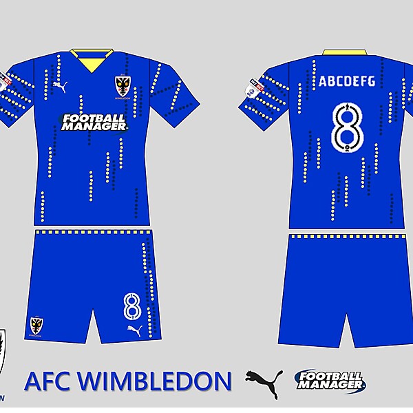 AFC Wimbledon Home kit 2018