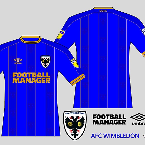 AFC Wimbledon  Home kit 2023/24