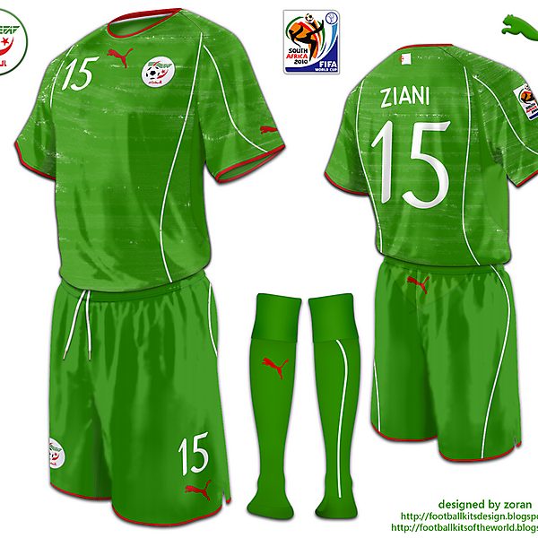 Algeria World Cup 2010 fantasy away