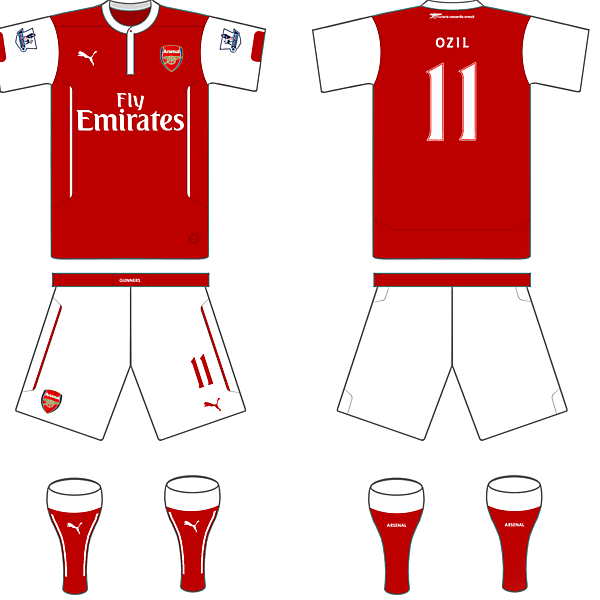 Arsenal 14/15 Puma Home Kit