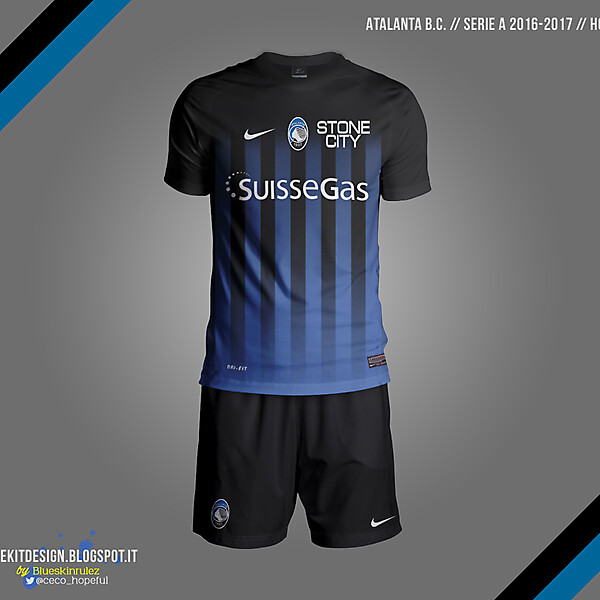 Atalanta 2016/2017 Serie A HOME