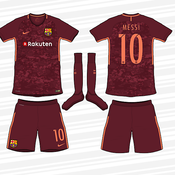 Barcelona 2017/18 Third Kit