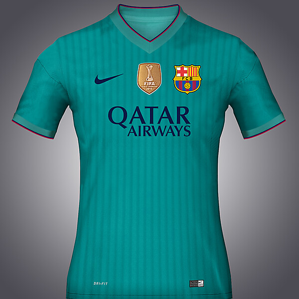Barcelona Third Kit Concept 16-17