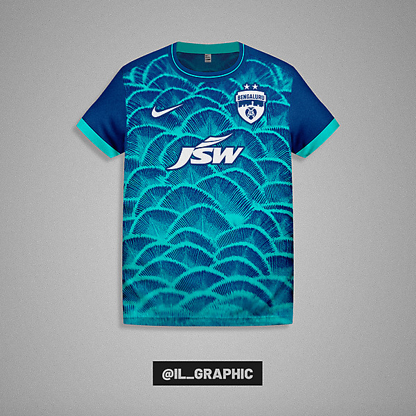 Bengaluru Football Club Third Kit x Nike  - Indian Peafowl Concept