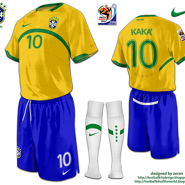 Brazil World Cup 2010 fantasy home