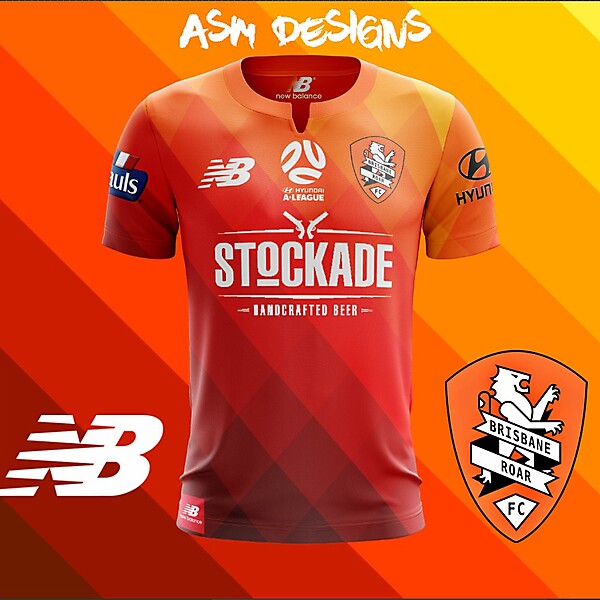 Brisbane Roar New Balance 2018 Home Kit