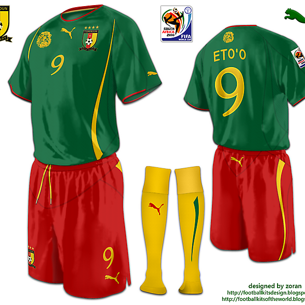 Cameroon World Cup 2010 fantasy home