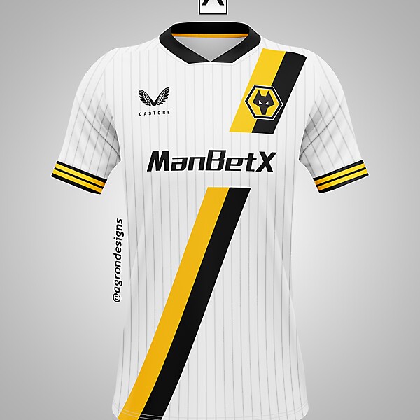CASTORE X WOLVES THIRD KIT