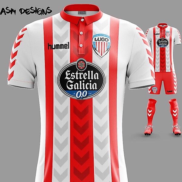 CD Lugo Hummel 2018 Home Kit