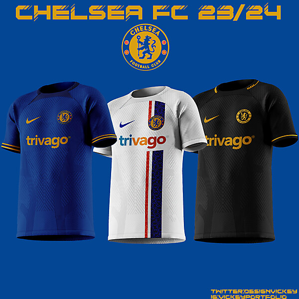 Chelsea FC 23/24 season concept design By Me