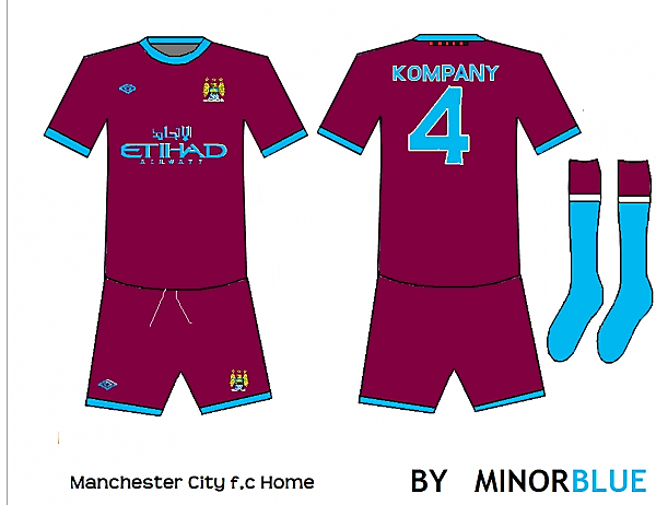 Man City Away strip