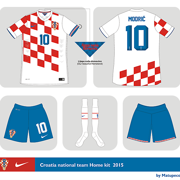 Croatia National Team home kit 2015