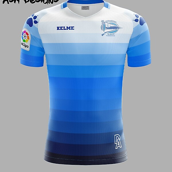 Deportivo Alavés Kelme 2018 Home Kit