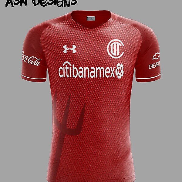 Deportivo Toluca F.C. Under Armour 2018 Home Kit