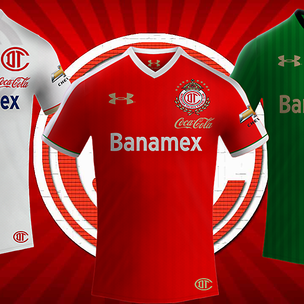 Deportivo Toluca Under Armour Kits
