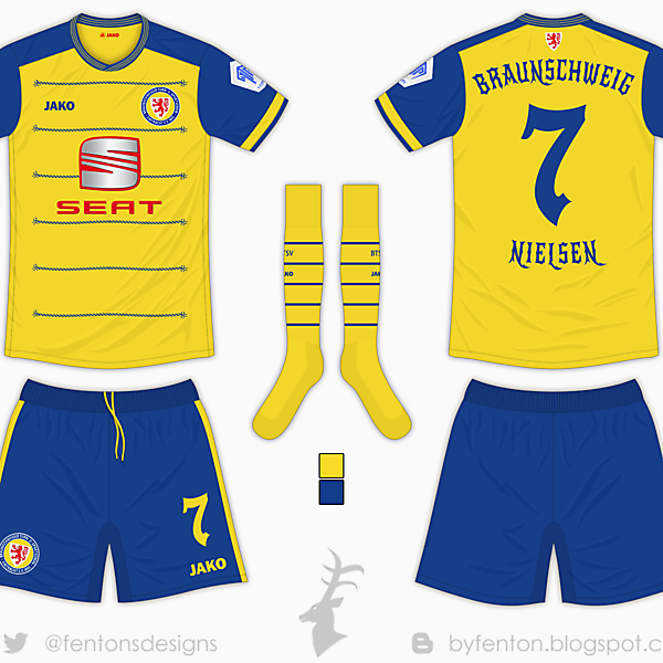 Eintracht Braunschweig Home Kit - Jako [Azure League Matchday 6]