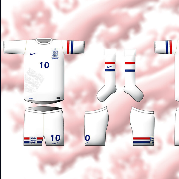 ENGLAND - Home Kit By Nike