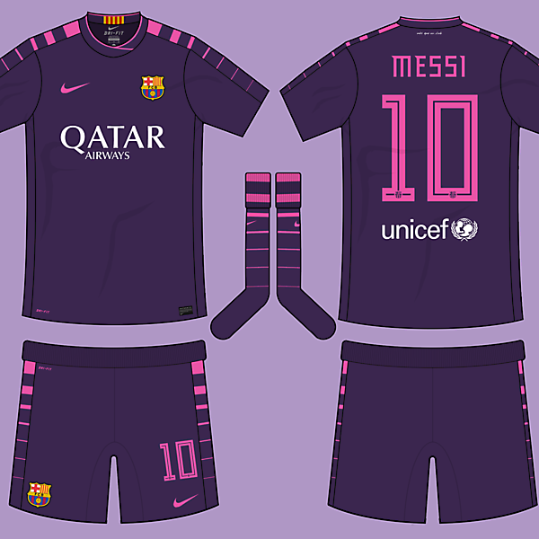 FC Barcelona 2016-17 Away Kit