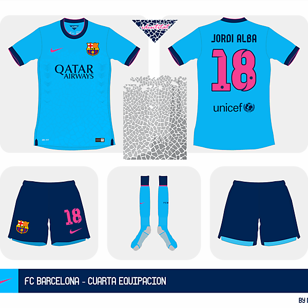 FC Barcelona fourth kit - Identitat