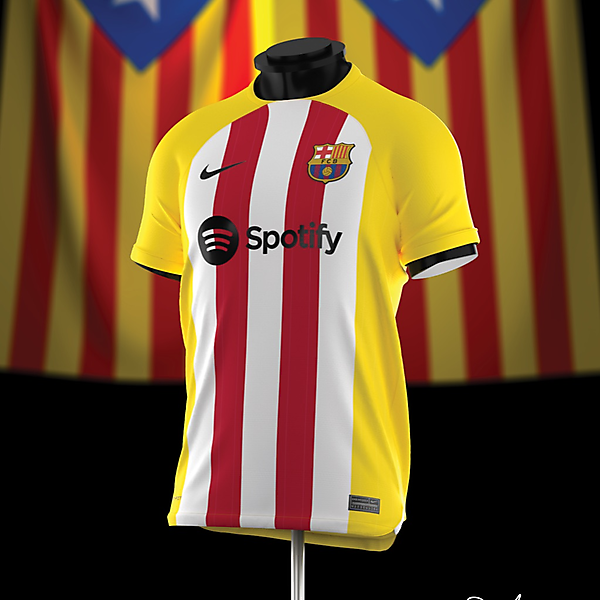 FC Barcelona x Nike x Catalunya Concept kit by jaccovansanten.nl