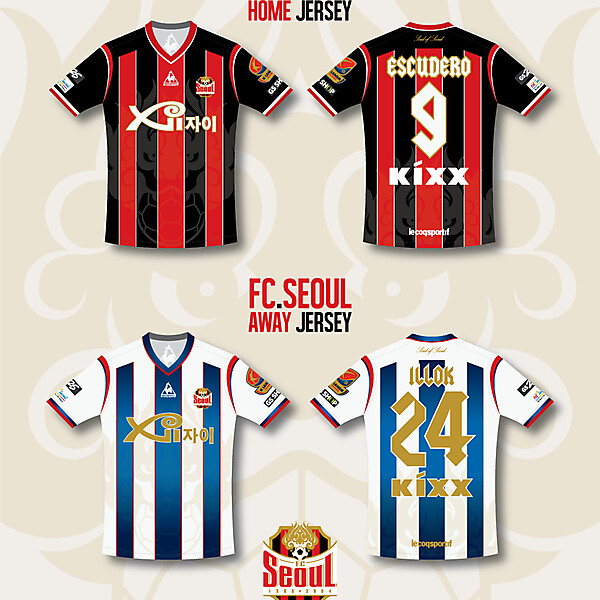 FC.SEOUL_HOME&AWAY JERSEY_lecoq 