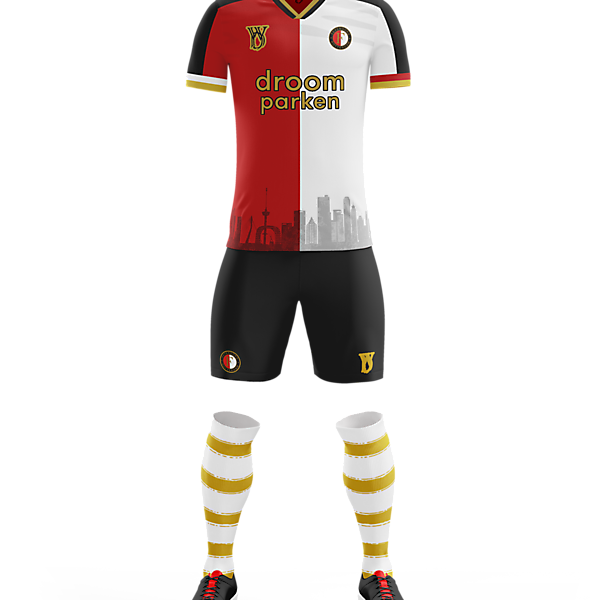 Feyenoord Rotterdam home kit