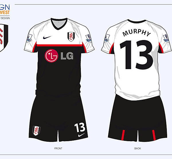 Fantasy Fulham Home Football Kit