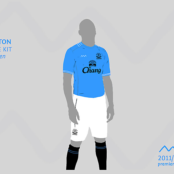 Everton home by green