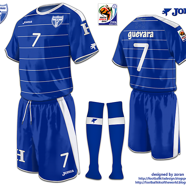 Honduras World Cup 2010 fantasy away
