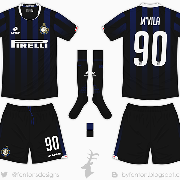 Inter Milan Home Kit - Lotto