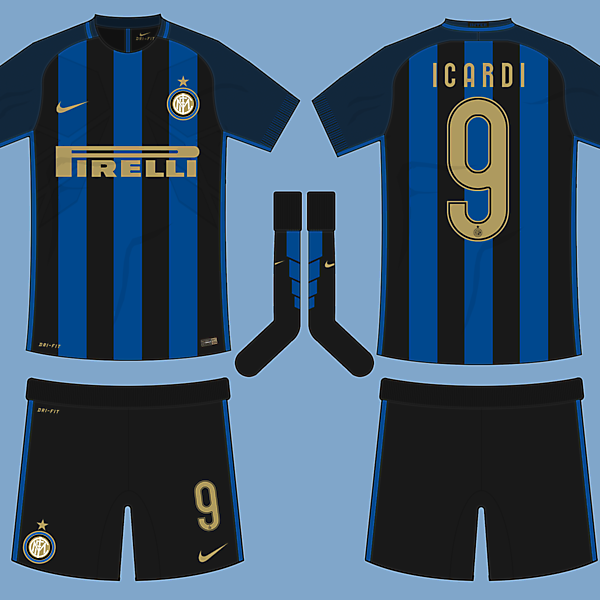 Internazionale 2016/17 Home Kit