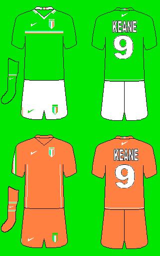 NIke Ireland Home and Away