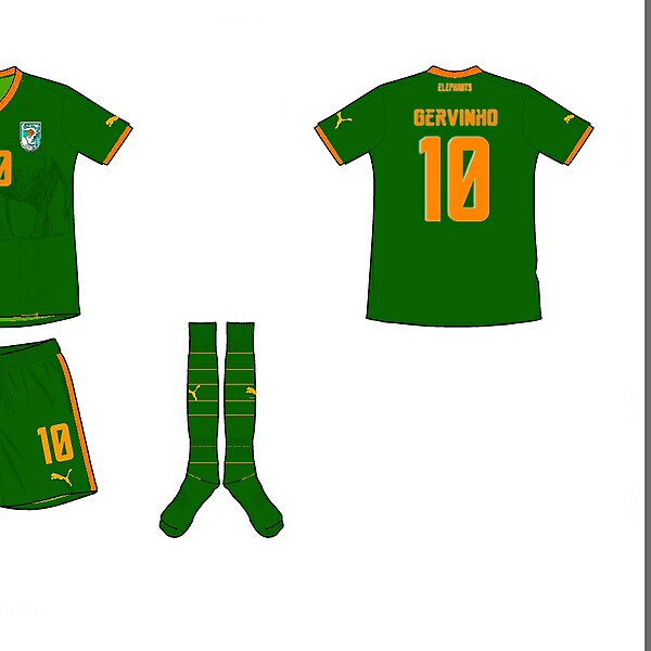 Ivory Coast Away Kit