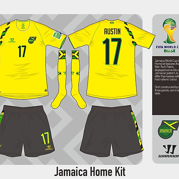 Jamaica Home Kit - WC Competition