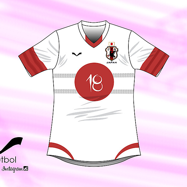 Japan away own design